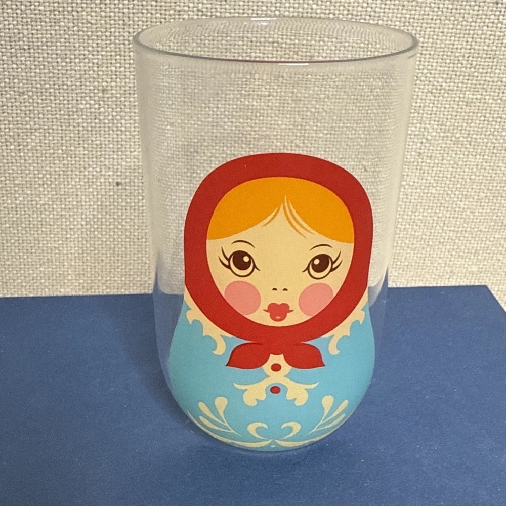 Genuine Fred Babushkups Russian Nesting Doll Glasses Set 3 Matryoshka Tumblers - Picture 2 of 7